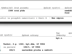Prodej bytu 2+1, Tachov, 64 m2
