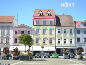 Pronájem kanceláře, České Budějovice, nám. Přemysla Otakara II., 150 m2