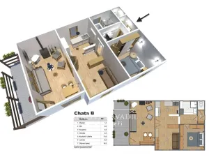 Prodej chaty, Pyšely, 57 m2