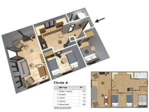 Prodej chaty, Pyšely, 60 m2