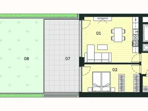 Prodej bytu 2+kk, Znojmo, 62 m2
