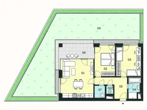 Prodej bytu 3+kk, Znojmo, 72 m2
