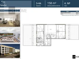 Prodej bytu 5+kk, Brno, 158 m2