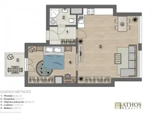Prodej bytu 2+kk, Brno, Křenová, 59 m2