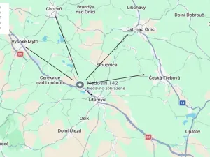Pronájem bytu 3+kk, Litomyšl - Nedošín, 65 m2
