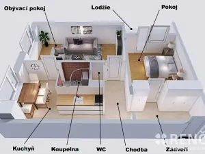 Prodej bytu 2+1, Brno, Opálkova, 59 m2