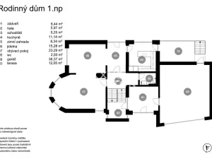 Prodej vily, Praha - Velká Chuchle, Strmý vrch, 289 m2