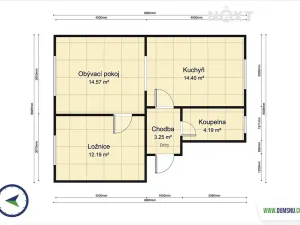 Prodej bytu 2+1, Šumperk, Zborovská, 55 m2