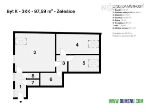 Prodej bytu 3+kk, Želešice, 24. dubna, 97 m2
