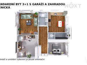 Prodej bytu 3+1, Šumperk, Jesenická, 107 m2