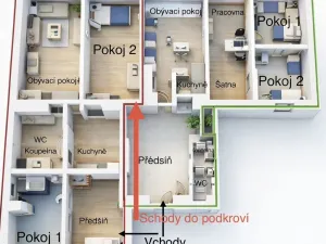 Prodej rodinného domu, Vráž, 328 m2