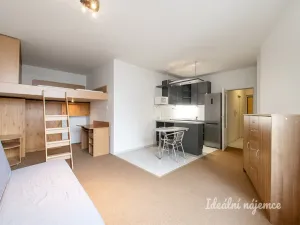 Pronájem bytu 1+kk, Praha - Hlubočepy, Trnkovo náměstí, 41 m2
