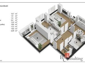 Prodej bytu 3+1, Chrudim - Chrudim IV, Na Větrníku, 80 m2