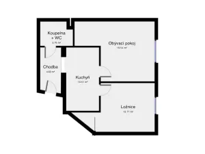 Pronájem bytu 2+1, Praha - Vršovice, Krymská, 56 m2