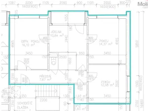 Pronájem bytu 3+1, Teplice - Trnovany, Gagarinova, 70 m2