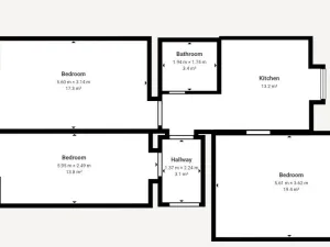 Pronájem bytu 3+1, Plzeň, Blatenská, 70 m2