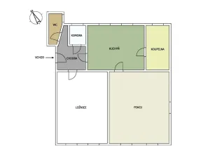 Prodej bytu 2+1, Trutnov - Dolní Předměstí, Úpské nábřeží, 119 m2