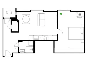 Prodej bytu 2+kk, Praha - Holešovice, Komunardů, 52 m2