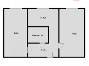 Prodej bytu 2+1, Dolní Krupá, 51 m2