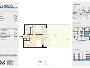 Prodej bytu 2+kk, Praha - Košíře, Leitzova, 45 m2