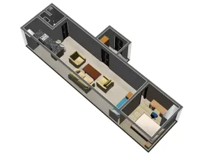 Pronájem bytu 2+kk, Brno, Berkova, 45 m2