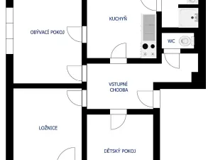 Prodej bytu 3+1, Pavlov, 75 m2