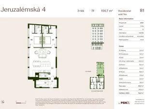 Prodej bytu 3+kk, Praha, Jeruzalémská, 95 m2