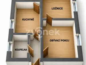 Prodej rodinného domu, Zlín, Zálešná II, 50 m2