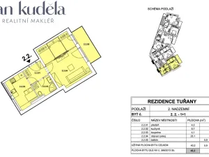 Pronájem bytu 2+kk, Brno, Sokolnická, 40 m2