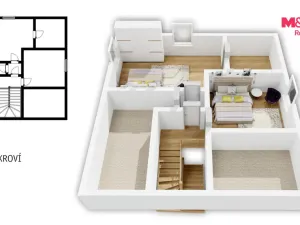 Prodej rodinného domu, Slavičín - Hrádek na Vlárské dráze, Hrádecká, 105 m2