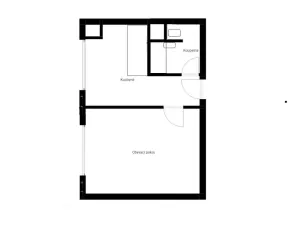 Prodej bytu 1+1, Otrokovice - Kvítkovice, Polní, 32 m2