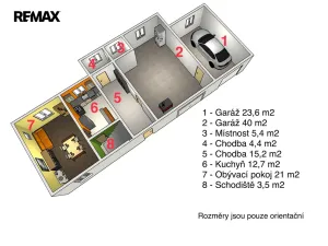 Prodej rodinného domu, Hodkovice nad Mohelkou - Záskalí, 200 m2