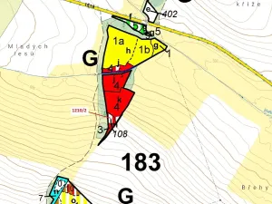 Dražba lesa, Volfířov, 705 m2