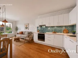 Prodej bytu 2+kk, Praha - Čakovice, Marty Krásové, 48 m2