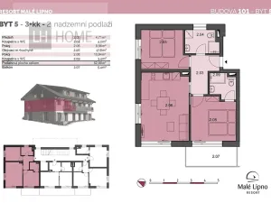 Prodej bytu 3+kk, Černá v Pošumaví, 52 m2