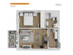 Pronájem bytu 2+kk, Praha - Hostivař, 42 m2