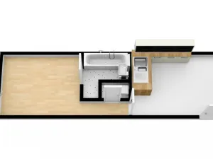 Pronájem bytu 2+kk, Neveklov, Pod Radnicí, 36 m2
