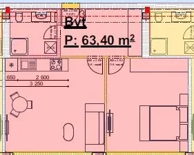 Pronájem kanceláře, Praha - Čakovice, Schoellerova, 63 m2