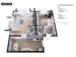Prodej bytu 3+kk, Praha - Vinohrady, Legerova, 65 m2