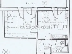 Pronájem bytu 2+kk, Hluboká nad Vltavou, Masarykova, 58 m2