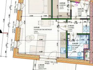 Pronájem bytu 1+kk, Brno - Přízřenice, Moravanská, 47 m2