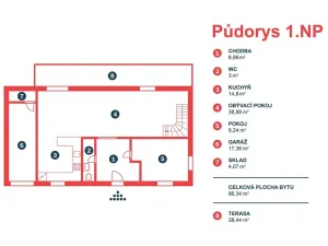Pronájem rodinného domu, Praha - Štěrboholy, K valu, 220 m2