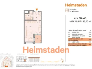 Pronájem bytu 1+kk, Praha - Holešovice, Vrbenského, 36 m2