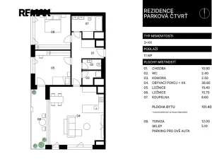 Prodej bytu 3+kk, Praha - Žižkov, Šrámkové, 113 m2