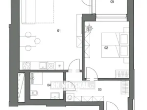Pronájem bytu 2+kk, Český Krumlov - Latrán, Za Jitonou, 71 m2