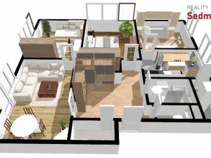 Prodej bytu 4+1, Žďár nad Sázavou, Lučiny, 88 m2