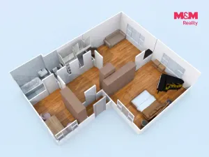 Prodej rodinného domu, Velké Přítočno, V lukách, 63 m2