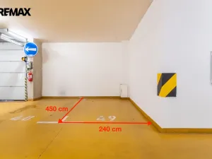 Prodej garážového stání, Praha - Nusle, Bartoškova, 13 m2