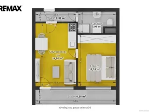 Prodej bytu 1+1, Praha - Braník, Jílovská, 36 m2
