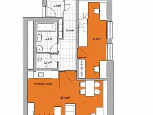 Pronájem apartmánu, Praha - Holešovice, Komunardů, 90 m2